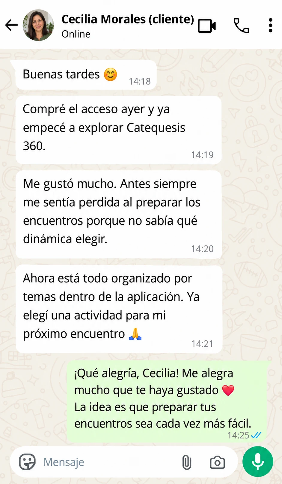 Testimonio de Catequista 1